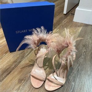 Stuart Weitzman Feather heels